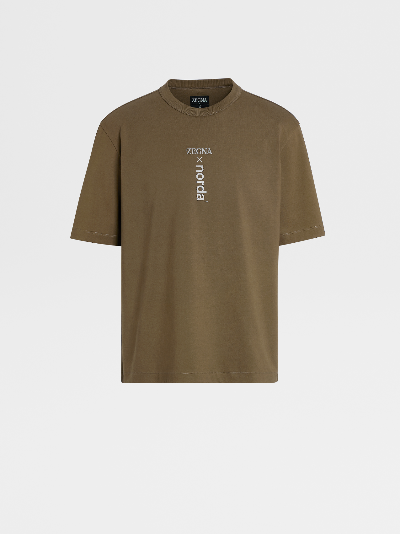 Playera ZEGNA x norda™ en Algodón #UseTheExisting™ Verde Oliva